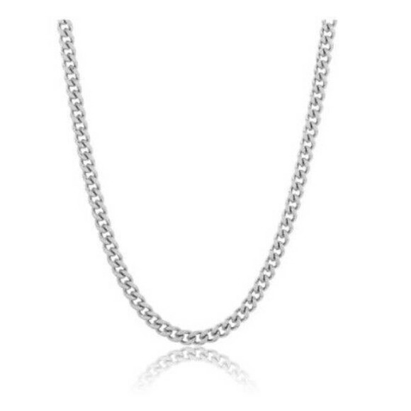 Adornia Jewelry - Adornia 5mm Cuban Chain - Silver - 24"